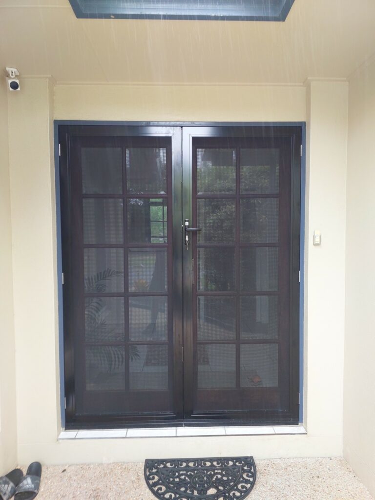 Security screen door installation East Mackay