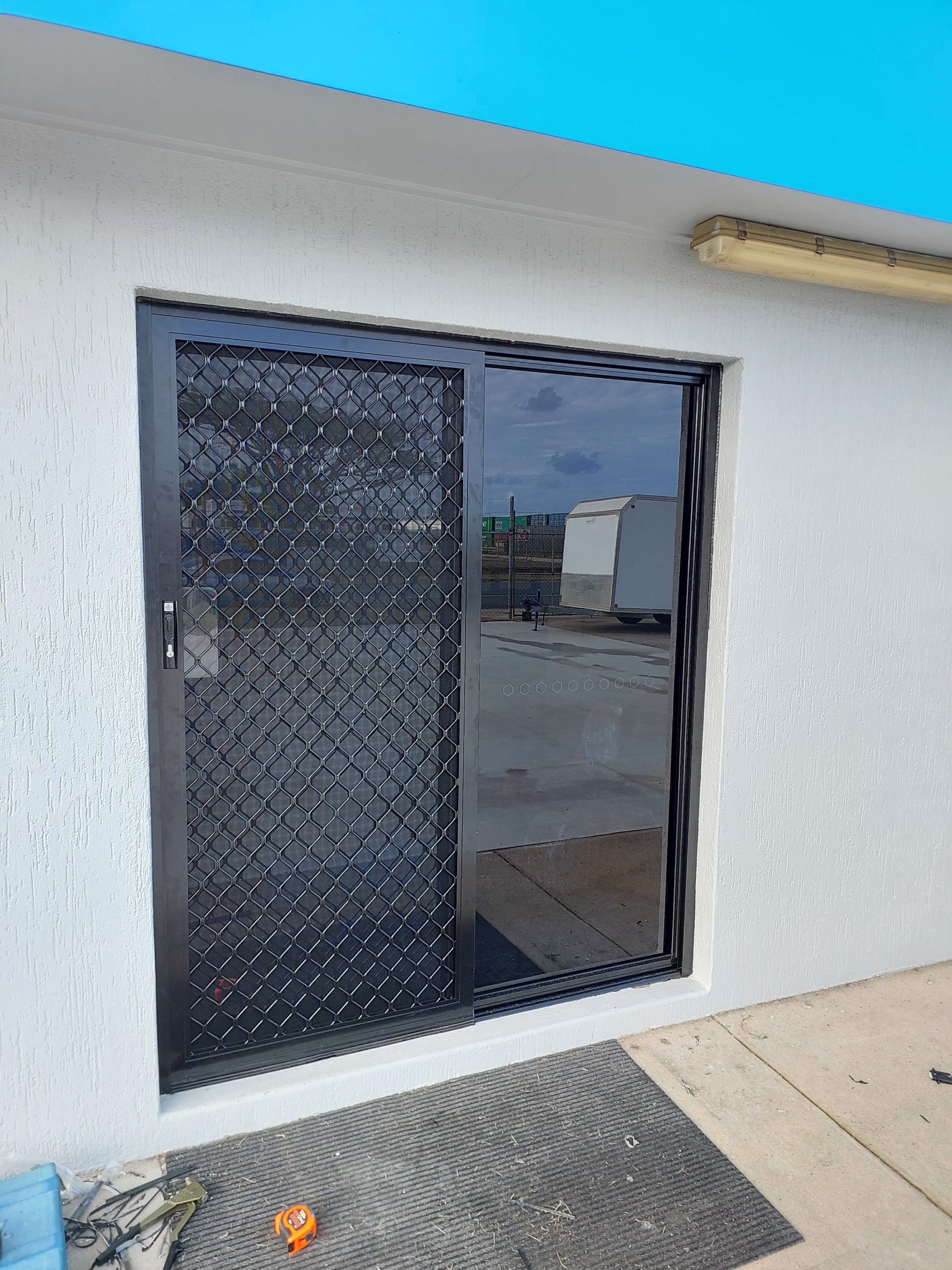 Commercial sliding glass door installation Paget QLD
