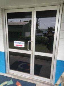 Glass hinged door repair Mount Pleasant QLD