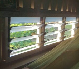 Louvre window installation Hay Point QLD