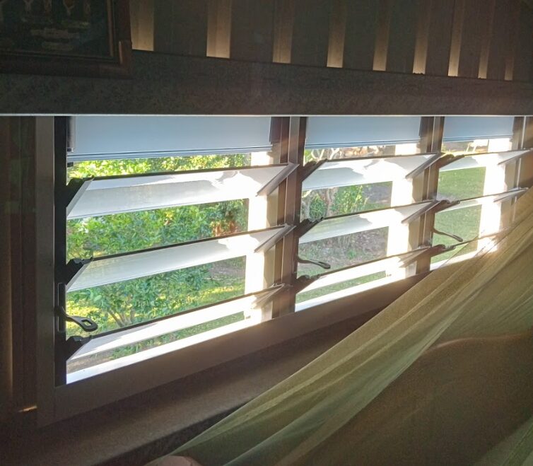 Louvre window installation Hay Point QLD