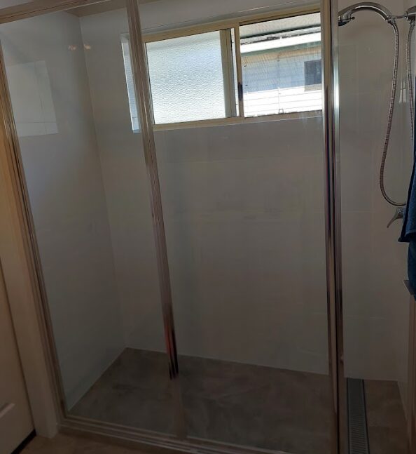 Sliding shower screen installation Marian QLD