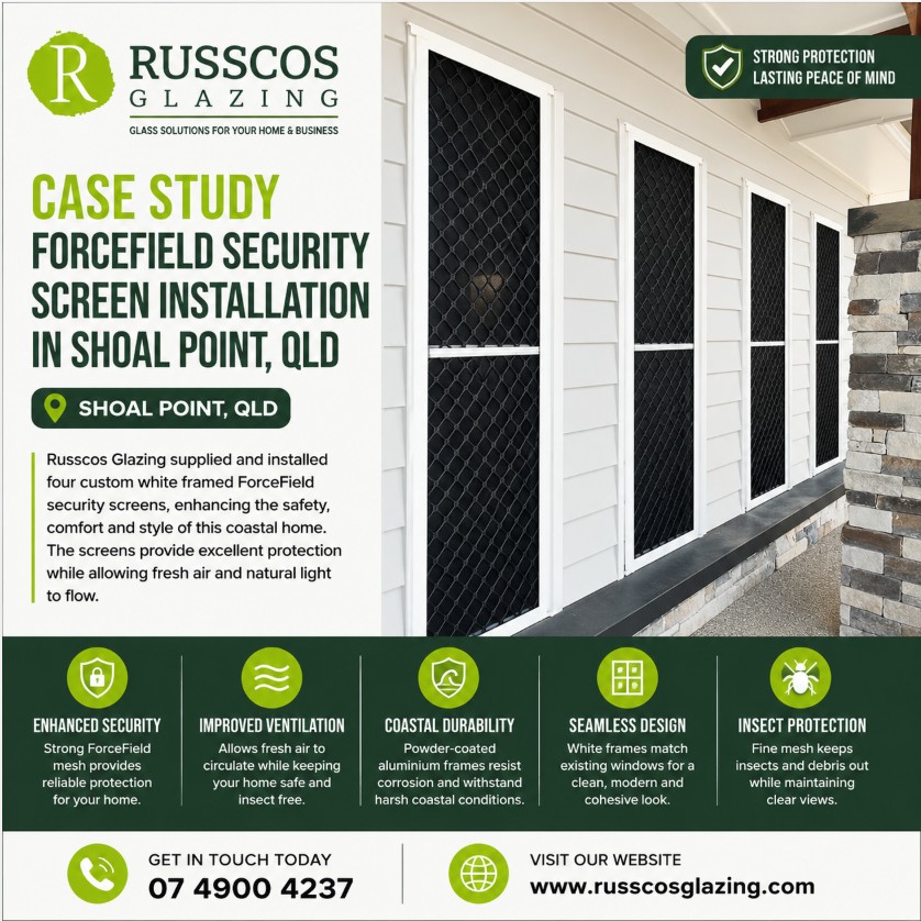 Window security screen installers Shoal Point QLD