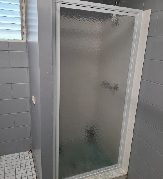 Framed shower screen installation Pioneer Valley QLD