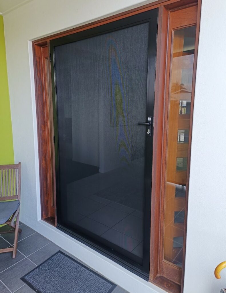 Insect screen door installation Sarina Beach QLD