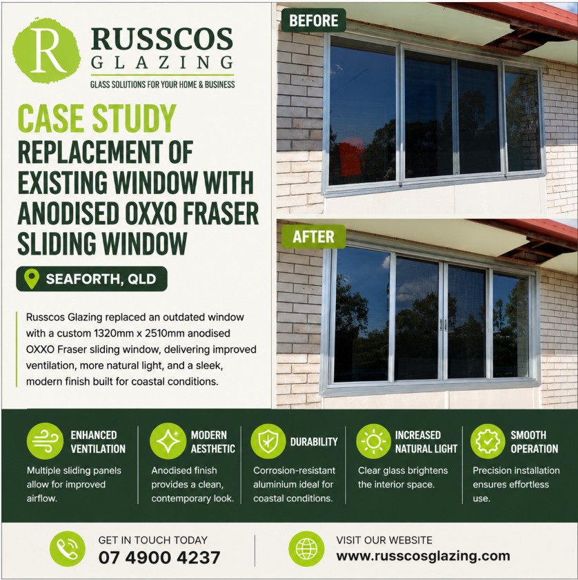 Sliding window installers Seaforth QLD